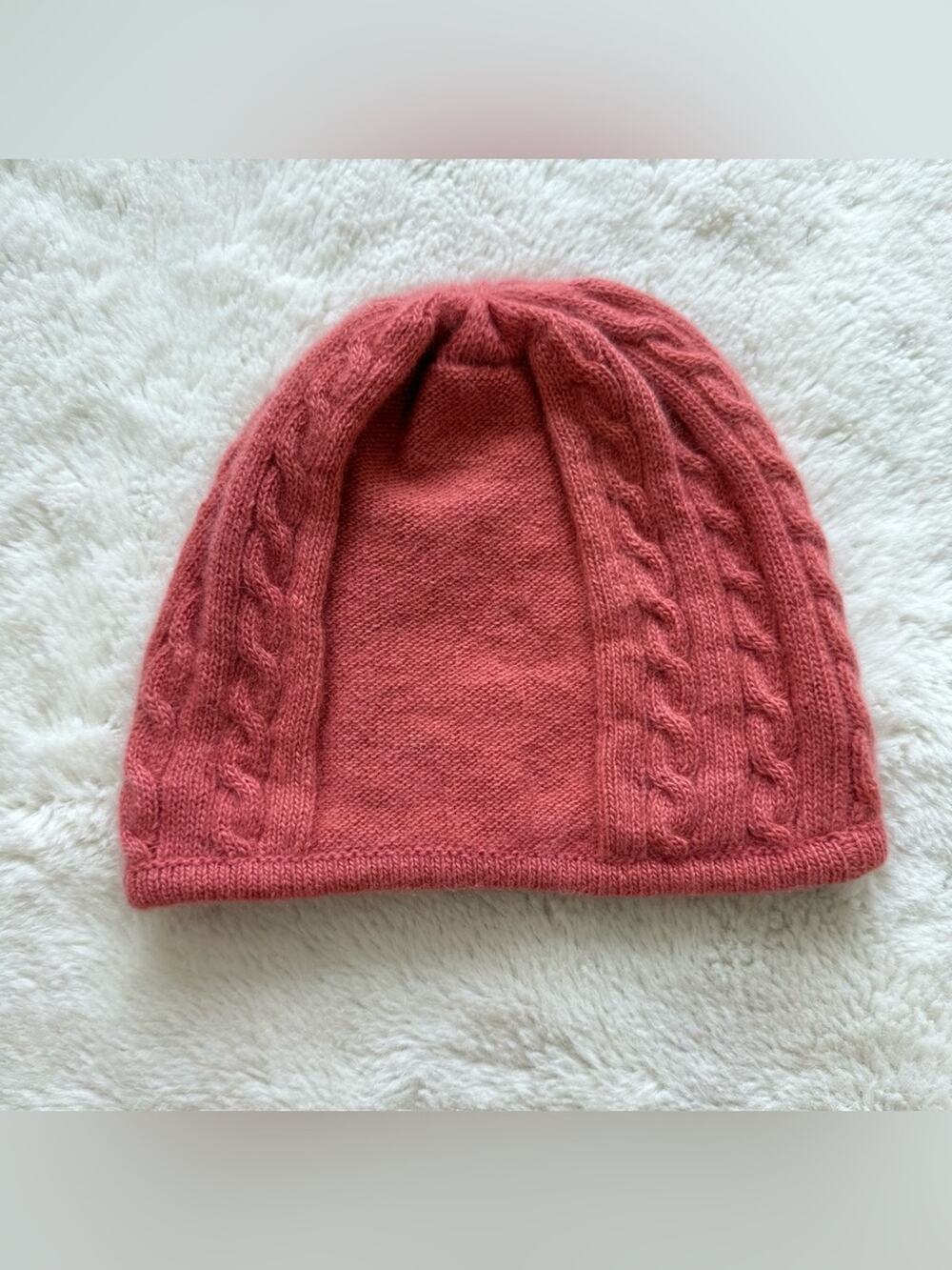 Women cashmere beanie hat